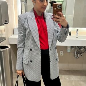 Plaid Oversized Blazer